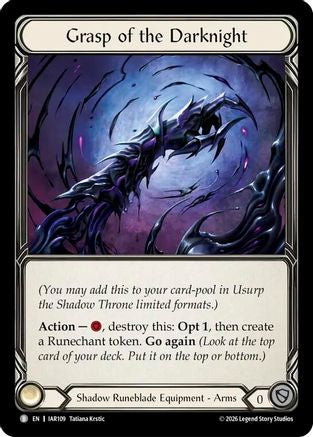 Image of Grasp of the Darknight (IAR109) - Usurp the Shadow Throne