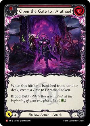 Image of Open the Gate to i'Arathael (Red) (IAR166) - Usurp the Shadow Throne