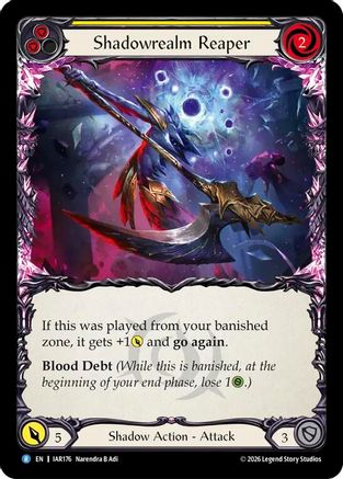 Image of Shadowrealm Reaper (Yellow) (IAR176) - Usurp the Shadow Throne