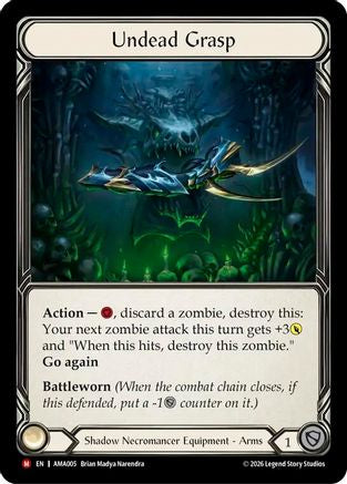 Image of Undead Grasp (AMA005) - Armory Deck: Malice Rainbow Foil