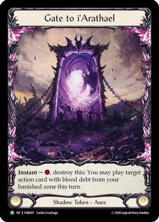 Image of Gate to i'Arathael - FAB507 (FAB507) - Flesh and Blood: Promo Cards Rainbow Foil