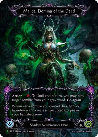 Image of Malice, Domina of the Dead (Marvel) (GEM184) - GEM Pack 6 Cold Foil