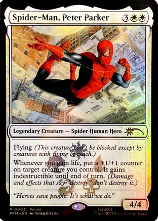 Image of Spider-Man, Peter Parker (UMP-003) - Unique and Miscellaneous Promos Foil