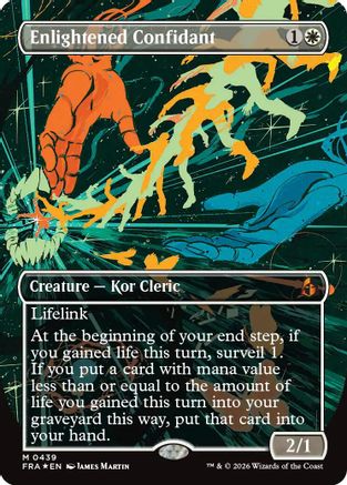 Image of Enlightened Confidant (Borderless) (0439) (FRA-439) - Reality Fracture Foil