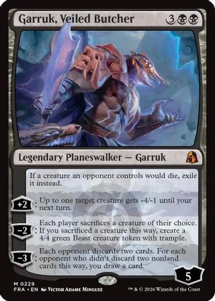 Image of Garruk, Veiled Butcher (FRA-229) - Reality Fracture Foil