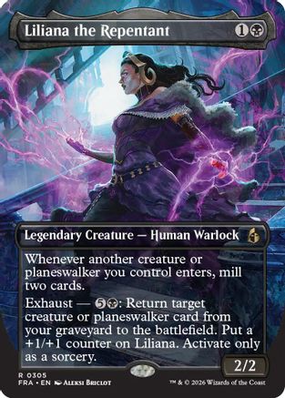 Image of Liliana the Repentant (Borderless) (FRA-305) - Reality Fracture