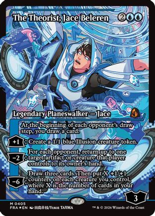 Image of The Theorist, Jace Beleren (Showcase) (FRA-405) - Reality Fracture Foil