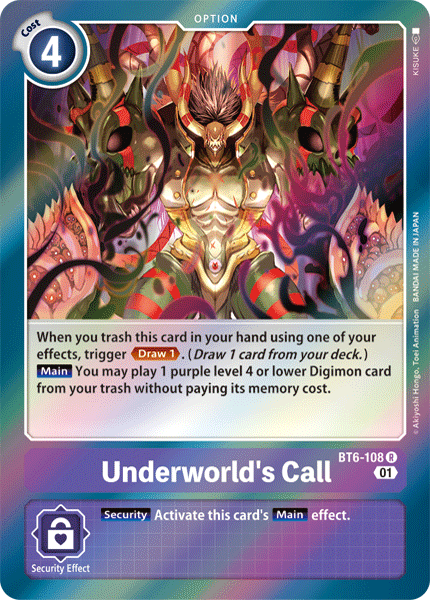 Image of Underworld's Call [BT6-108] [Double Diamond]