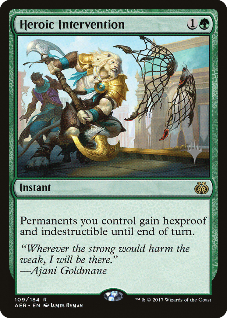 Image of Heroic Intervention (Promo Pack) [Aether Revolt Promos]