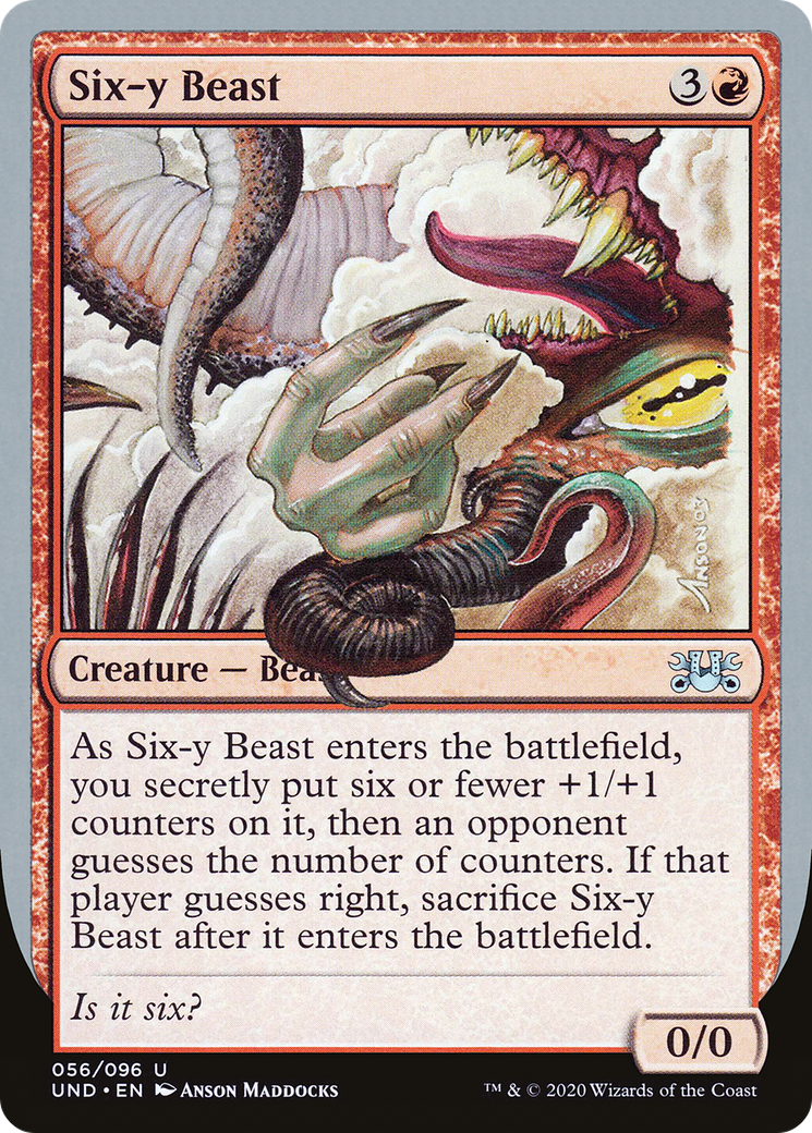 Image of Six-y Beast [Unsanctioned]
