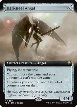 Image of Darksteel Angel (Extended Art) (FRC-098) - Commander: Reality Fracture