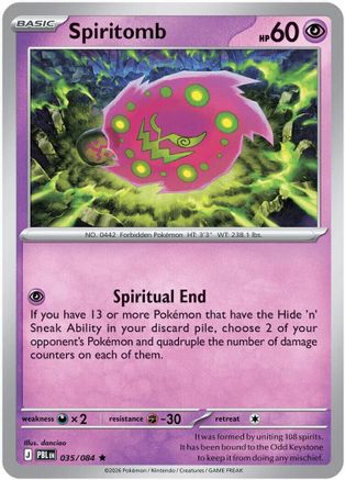 Image of Spiritomb 035/084  Deck Exclusives - Rare