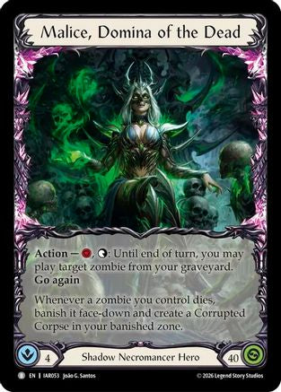 Image of Malice, Domina of the Dead (IAR053) - Usurp the Shadow Throne