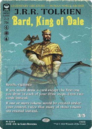 Image of Bard, King of Dale (Borderless) (HOB-244) - The Hobbit Foil