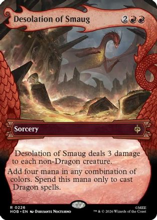 Image of Desolation of Smaug (Showcase) (HOB-226) - The Hobbit Foil