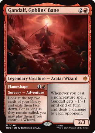 Image of Gandalf, Goblins' Bane (HOB-096) - The Hobbit Foil