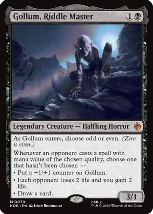 Image of Gollum, Riddle Master (HOB-070) - The Hobbit