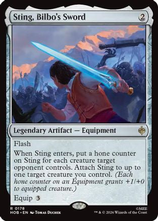 Image of Sting, Bilbo's Sword (HOB-178) - The Hobbit Foil