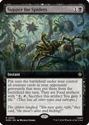 Image of Supper for Spiders (Extended Art) (HOB-300) - The Hobbit Foil