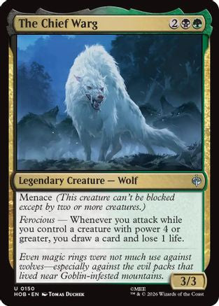 Image of The Chief Warg (HOB-150) - The Hobbit