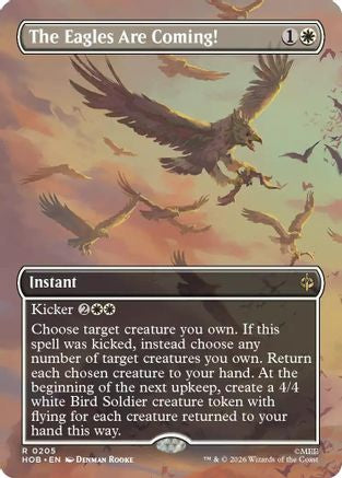 Image of The Eagles Are Coming! (Borderless) (HOB-205) - The Hobbit Foil