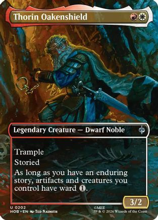 Image of Thorin Oakenshield (Borderless) (HOB-202) - The Hobbit Foil