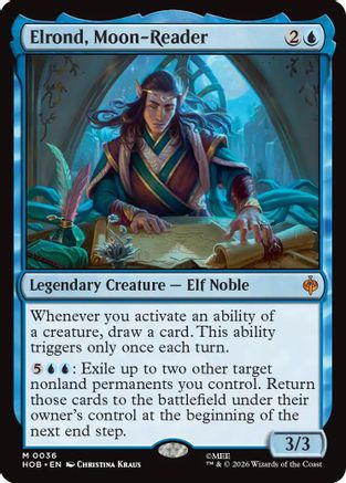 Image of Elrond, Moon-Reader (HOB-036) - The Hobbit Foil