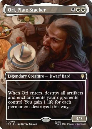Image of Ori, Plate Stacker (Borderless) (HOC-006) - The Hobbit: Eternal-Legal