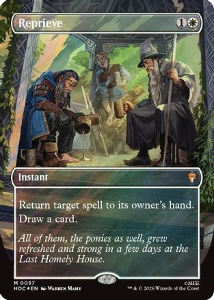 Image of Reprieve (Borderless) (Surge Foil) (HOC-057) - The Hobbit: Eternal-Legal Foil