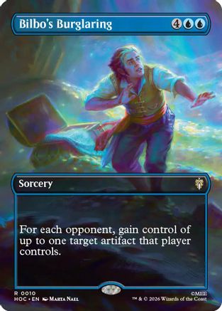 Image of Bilbo's Burglaring (Borderless) (HOC-010) - The Hobbit: Eternal-Legal