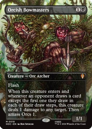 Image of Orcish Bowmasters (Borderless) (HOC-019) - The Hobbit: Eternal-Legal