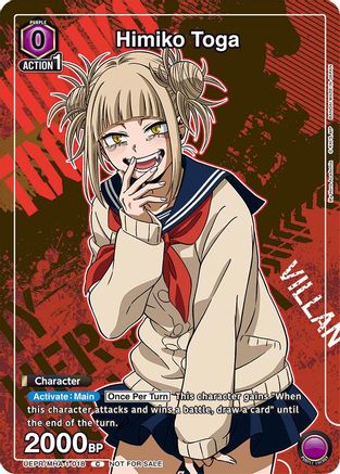 Image of Himiko Toga (UEPR/MHA-1-018) - Union Arena Promotion Cards Foil