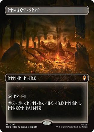Image of Treasure Vault (Borderless) (Dwarvish) (HOC-097) - The Hobbit: Eternal-Legal