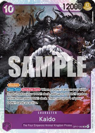 Image of Kaido (062) (OP17-062) - The World's Strongest Warriors Foil