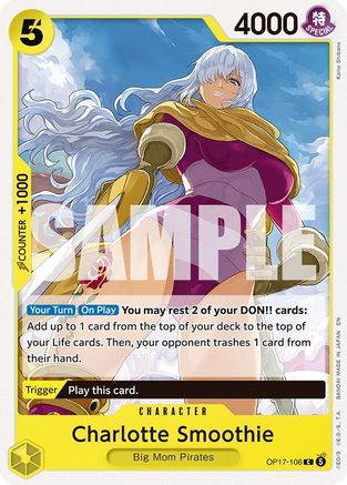 Image of Charlotte Smoothie (OP17-106) - The World's Strongest Warriors