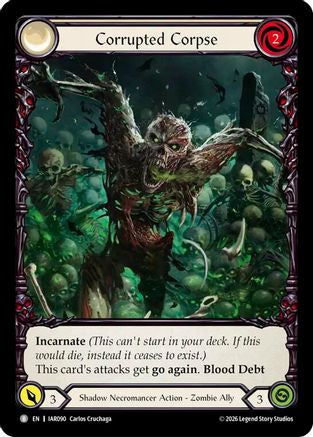 Image of Corrupted Corpse (IAR090) - Pre-release - Usurp the Shadow Throne Rainbow Foil