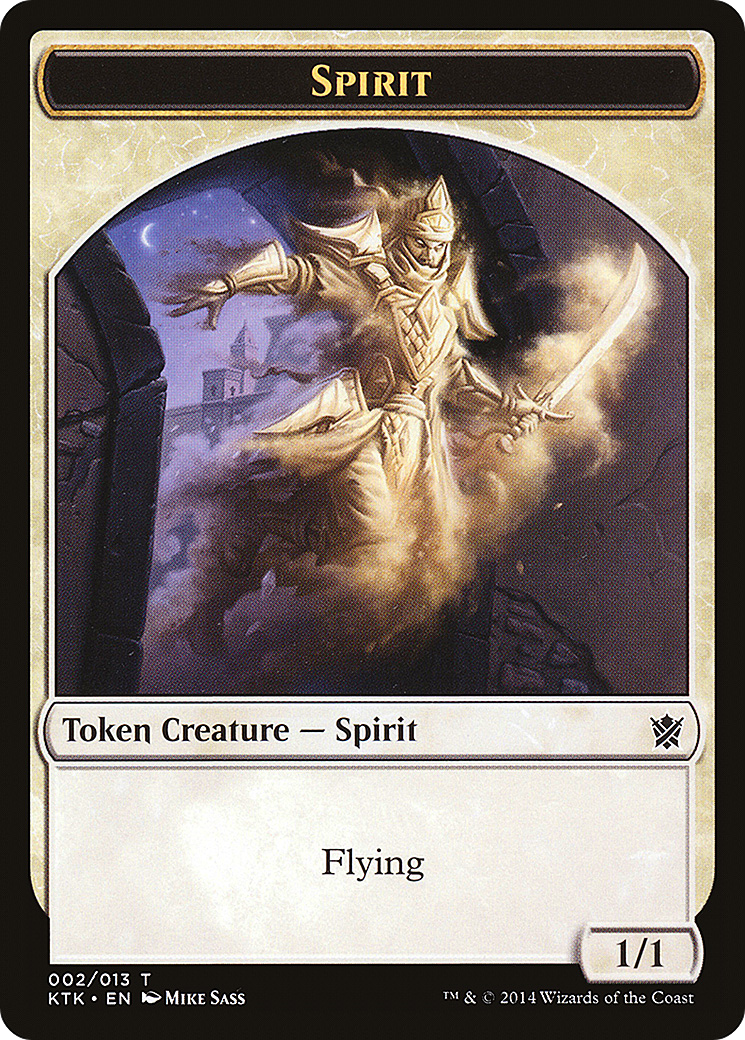 Image of Spirit Token [Khans of Tarkir Tokens]