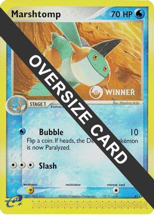 Image of Marshtomp (e-League) [Winner] 011  - Holofoil Jumbo Cards - Promo