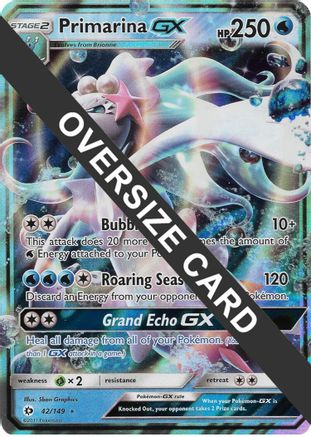 Image of Primarina GX 042  - Holofoil Jumbo Cards - Ultra Rare