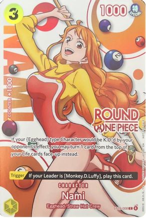 Image of Nami (Round 1 Promo) (ST29-008) - One Piece Promotion Cards Foil
