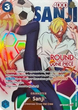 Image of Sanji (Round 1 Promo) (OP15-047) - One Piece Promotion Cards Foil
