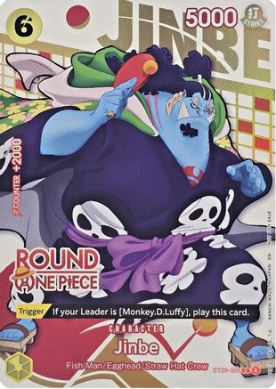 Image of Jinbe (Round 1 Promo) (ST29-005) - One Piece Promotion Cards Foil