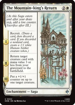 Image of The Mountain-king's Return (HOB-022) - The Hobbit Foil