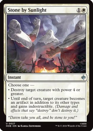 Image of Stone by Sunlight (HOB-027) - The Hobbit Foil