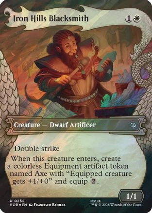 Image of Iron Hills Blacksmith (Showcase) (Surge Foil) (HOB-252) - The Hobbit Foil
