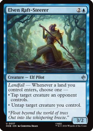 Image of Elven Raft-Steerer (HOB-037) - The Hobbit