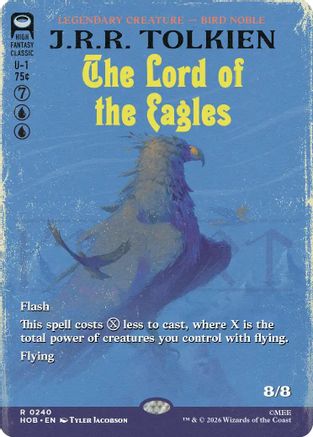 Image of The Lord of the Eagles (Borderless) (HOB-240) - The Hobbit Foil