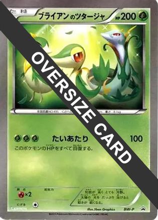 Image of Snivy (Lawsons Original Customization Jumbo Card)  - BWP Promotional cards Holofoil