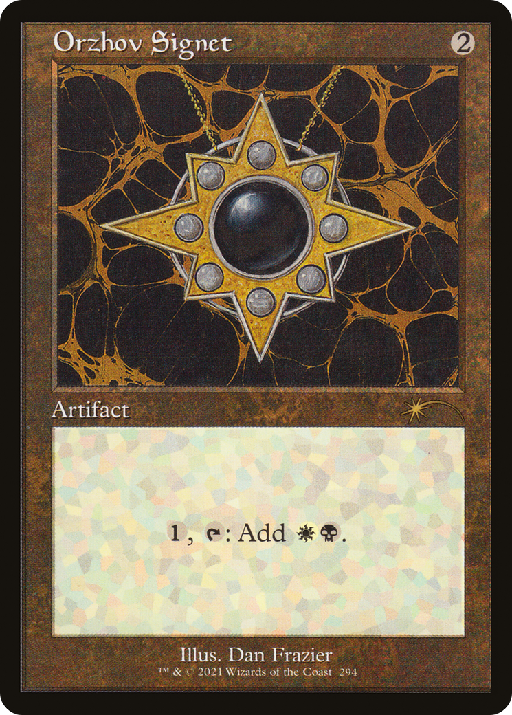 Image of Orzhov Signet (Retro) [Secret Lair Drop Series]