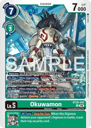 Image of Okuwamon (BT26-042) - Timeless Bonds